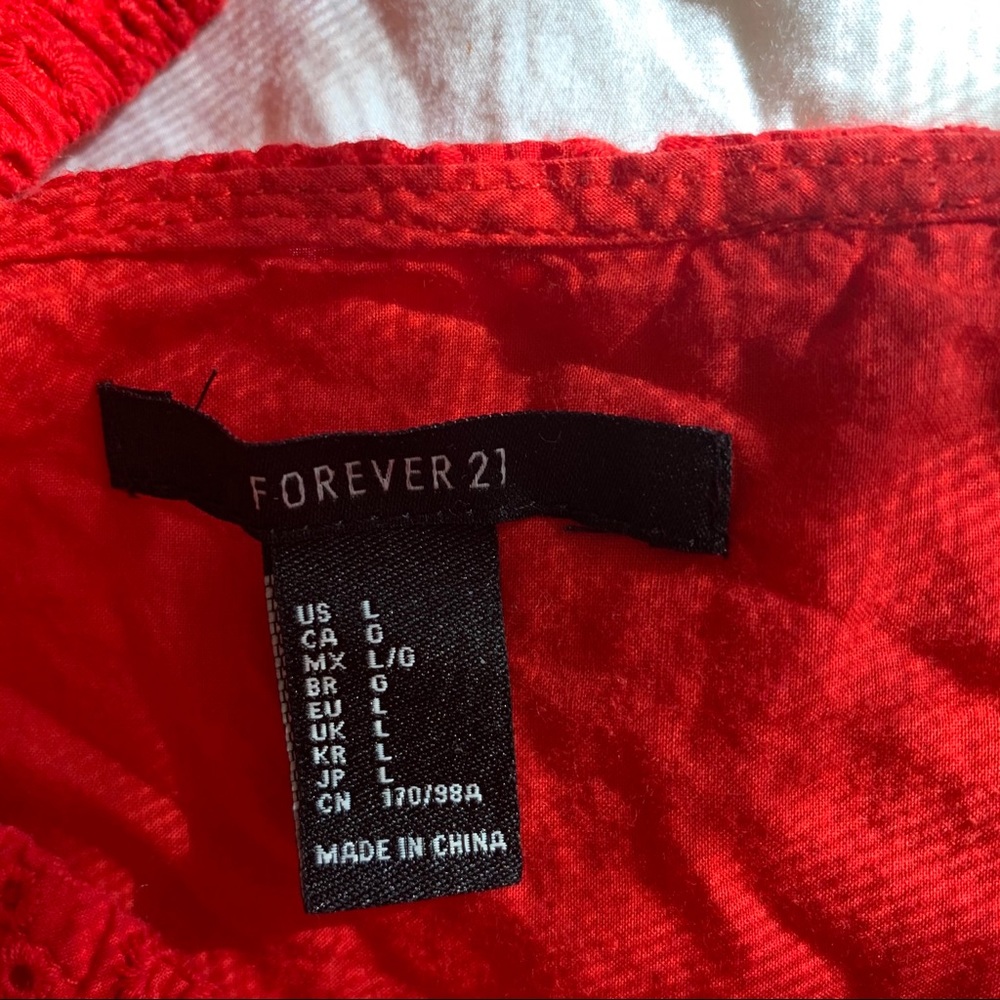 Red Crop Top - Picture 3 of 3